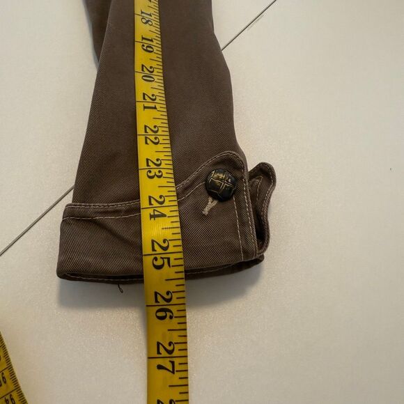 Nori Women’s Brown Cotton Peplum Style Blazer Size M - Picture 11 of 14